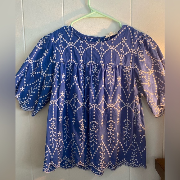 Blue Boho Blouse - Picture 2 of 3